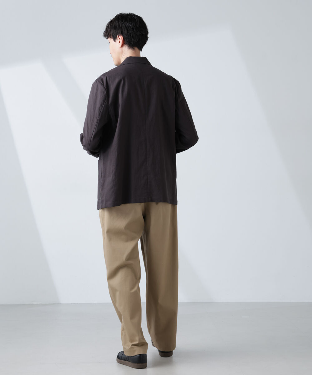 nano･universe「「大人のワイドパンツ」2タックワイドトラウザーズ」|チノ|