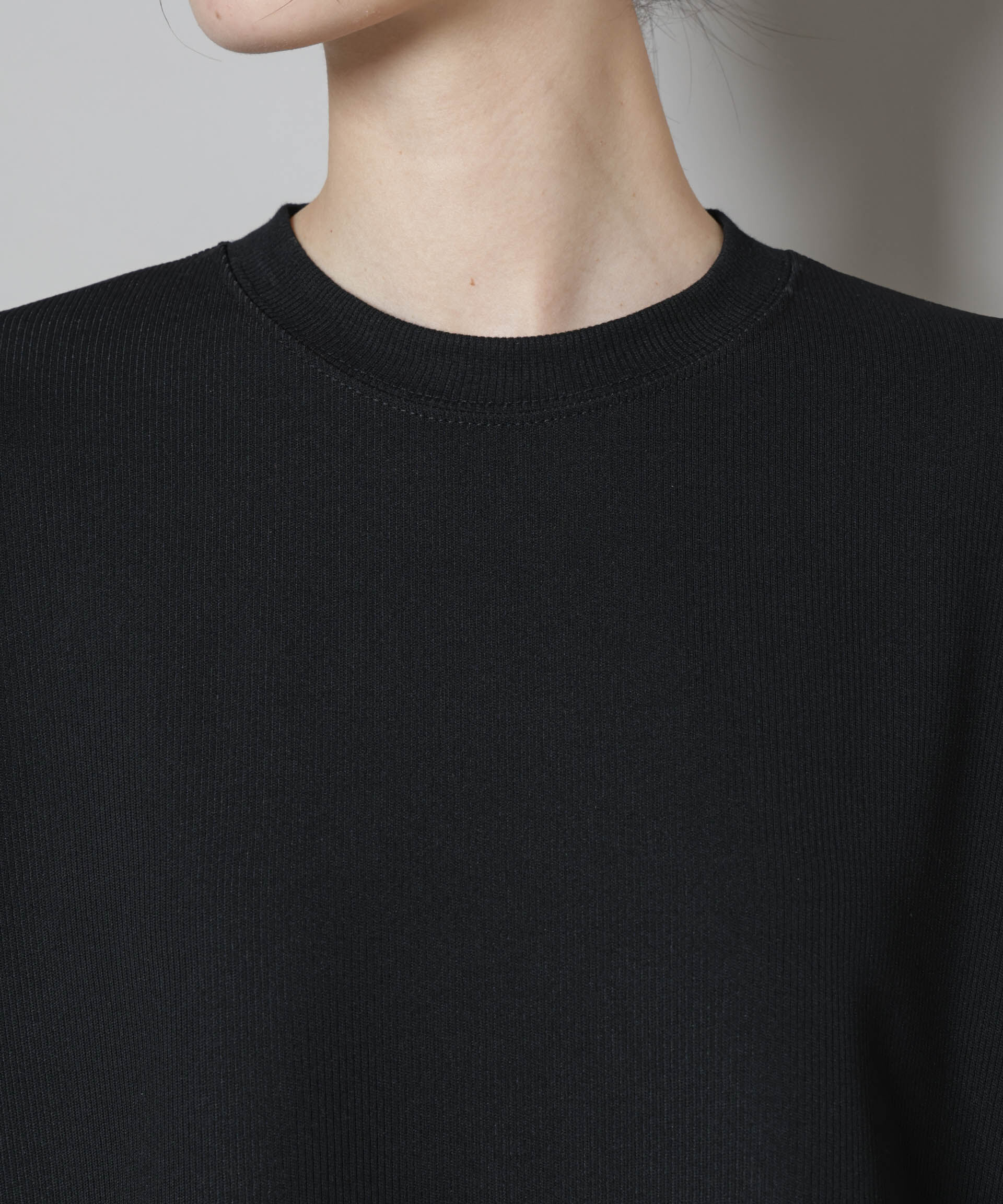 nano･universe「サカリバカットワイドクルーネックトップス(セットアップ可)」|Tシャツ・カットソー|