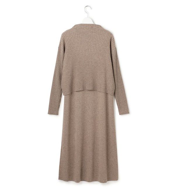 23区「【洗える】レイヤードニットツイン ワンピース」|ワンピース|