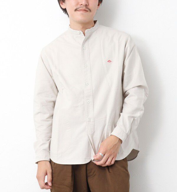 NOLLEY'S goodman「【DANTON/ダントン】BAND COLLAR SHIRT LS 25SS」|シャツ・ブラウス|