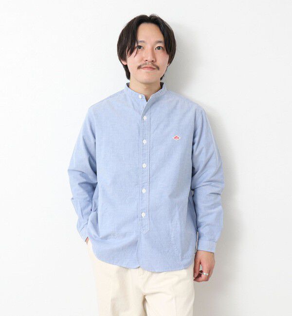 NOLLEY'S goodman「【DANTON/ダントン】BAND COLLAR SHIRT LS 25SS」|シャツ・ブラウス|