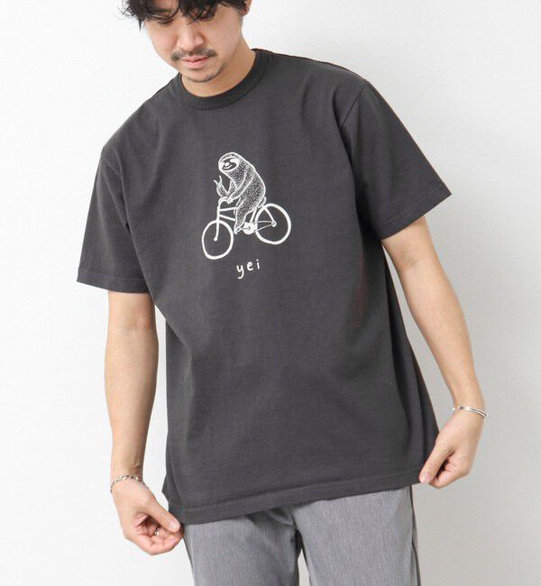 NOLLEY'S goodman「【STONEWOLD】yei プリントTシャツ 25SS」|Tシャツ・カットソー|チャコールグレー