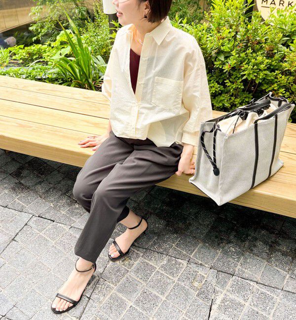 NOLLEY'S「【松葉☆別注アイテム】《セットアップ対応》エアリージョーゼットイージーバレルパンツ」|その他|