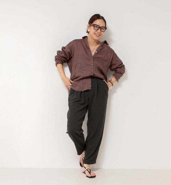 NOLLEY'S「【松葉☆別注アイテム】《セットアップ対応》エアリージョーゼットイージーバレルパンツ」|その他|