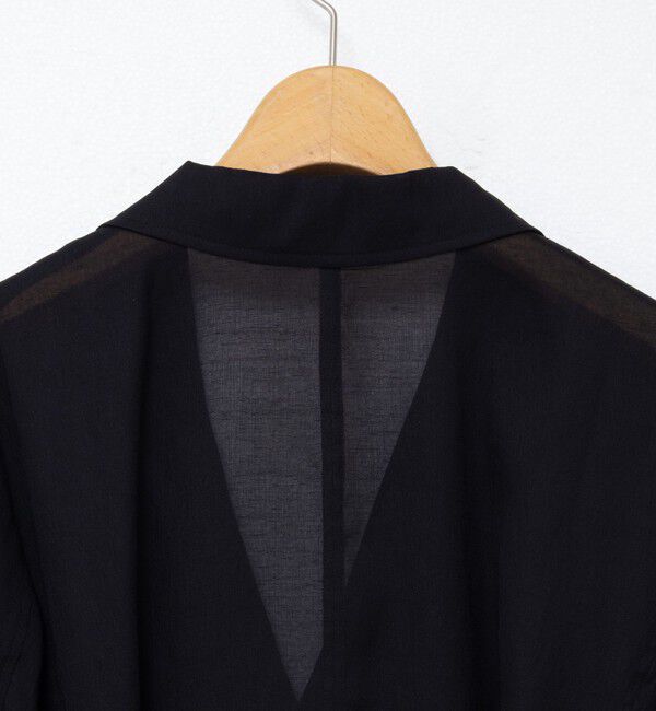 NOLLEY'S「ウォッシャブルリネン風シアージャケット」|テーラードジャケット|