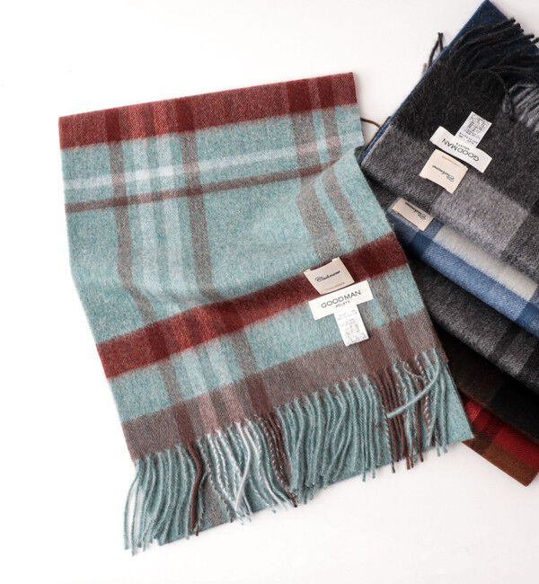 NOLLEY'S goodman「カシミヤチェックマフラー30」|ストール|