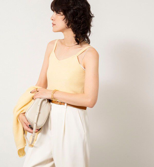 NOLLEY'S sophi「《手洗い可能》モヘヤ混片畦ビスチェ」|ニット・セーター|