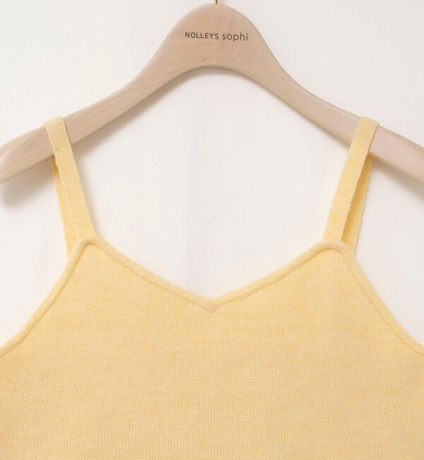 NOLLEY'S sophi「《手洗い可能》モヘヤ混片畦ビスチェ」|ニット・セーター|