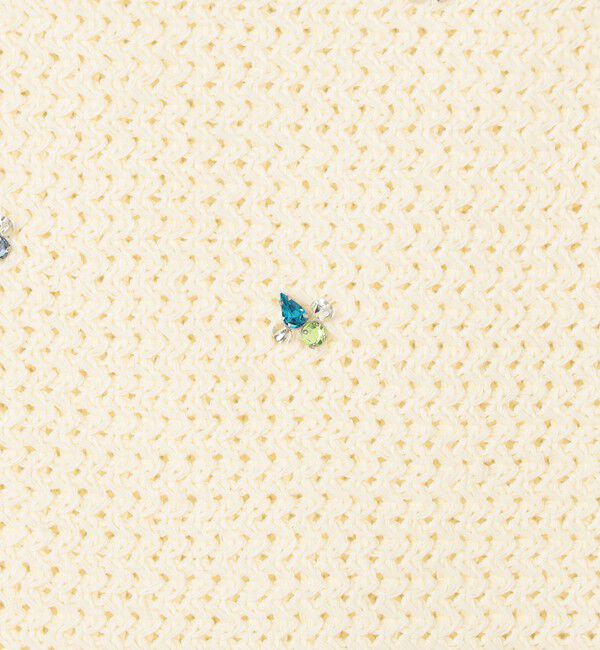 NOLLEY'S「《手洗い可能》ビジュー付ベスト」|ベスト・ジレ|