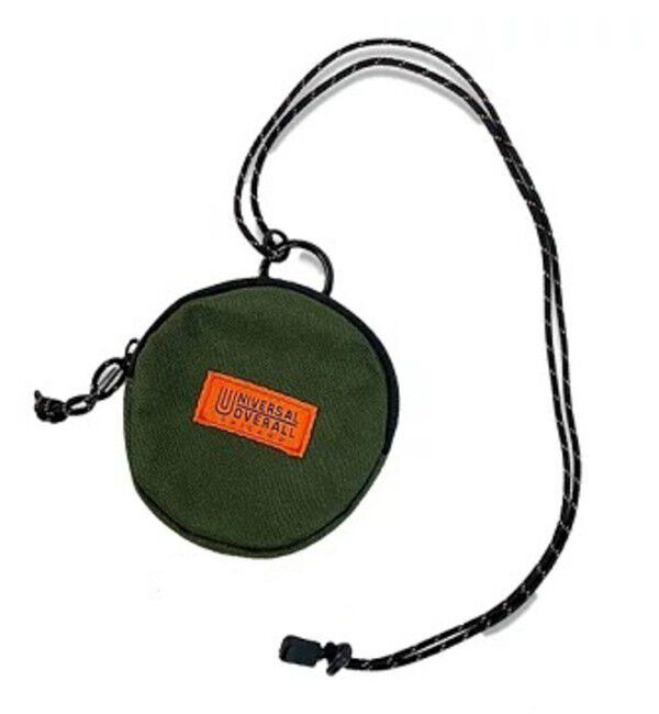 GLOSTER「【UNIVERSAL OVERALL】サークルネックポーチ コインケース マルチポーチ」|コインケース|オリーブ