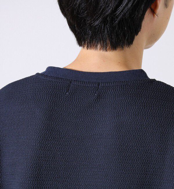 GLOSTER「【シリーズ累計人気】【ジャケットのインナーにおすすめ】ふくれジャガードロンT」|Tシャツ・カットソー|