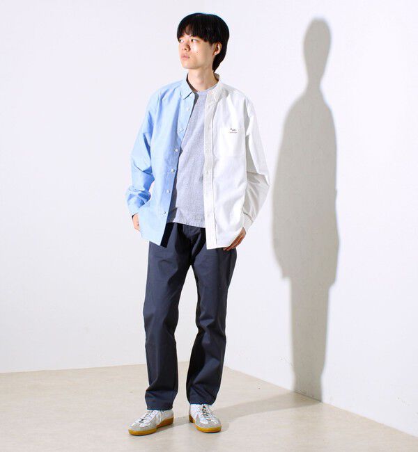 GLOSTER「【定番&times;遊び心】フレブル刺繍BDシャツ 無地/クレイジーパターン」|シャツ・ブラウス|