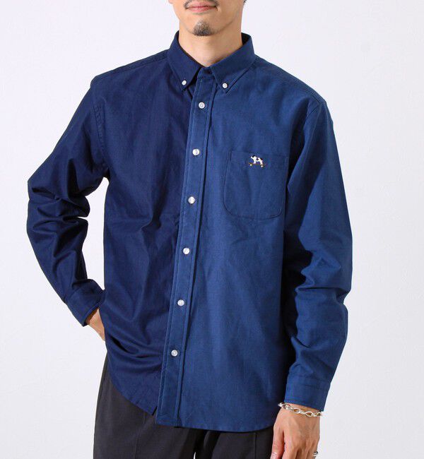 GLOSTER「【定番&times;遊び心】フレブル刺繍BDシャツ 無地/クレイジーパターン」|シャツ・ブラウス|