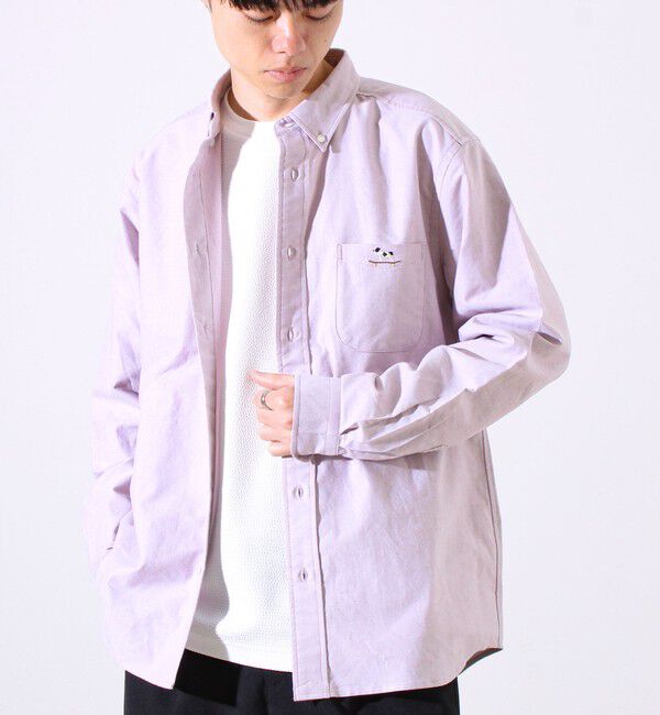 GLOSTER「【定番&times;遊び心】フレブル刺繍BDシャツ 無地/クレイジーパターン」|シャツ・ブラウス|