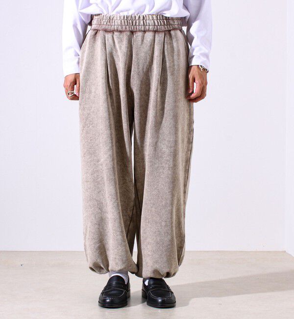 GLOSTER「【トレンド感あるルーズフィット】スノーウォッシュ スウェットパンツ」|その他|