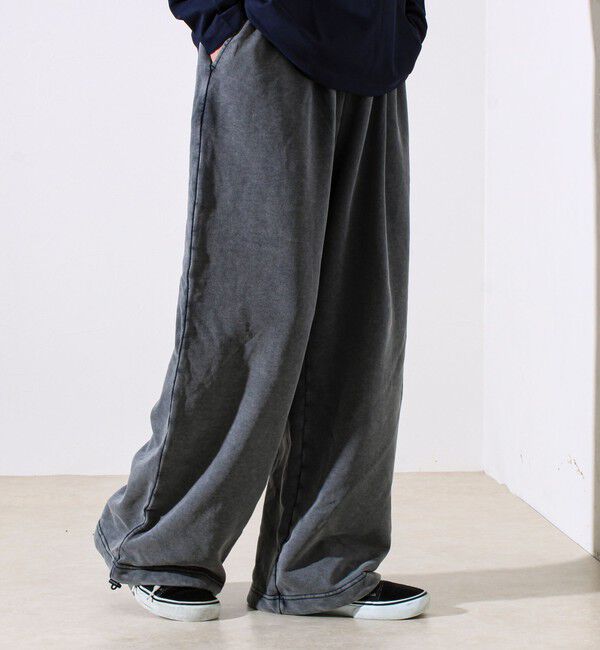 GLOSTER「【トレンド感あるルーズフィット】スノーウォッシュ スウェットパンツ」|その他|