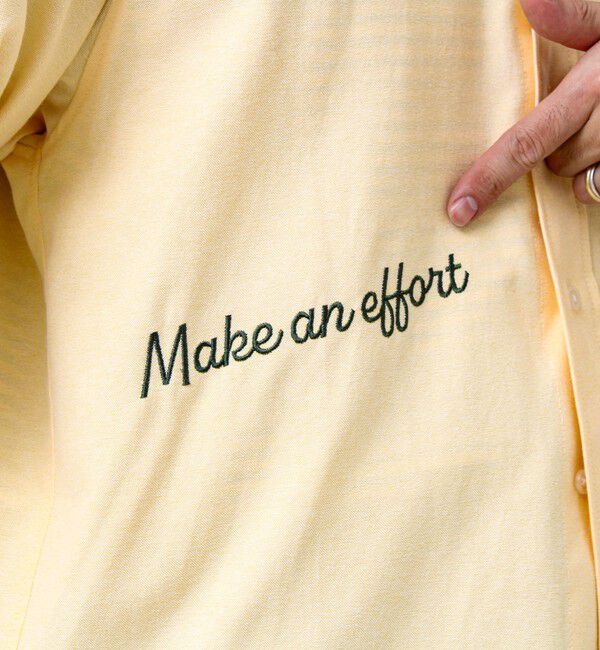 GLOSTER「【気分を上げるフレーズ】ポジティブメッセージシャツ パート2」|シャツ・ブラウス|