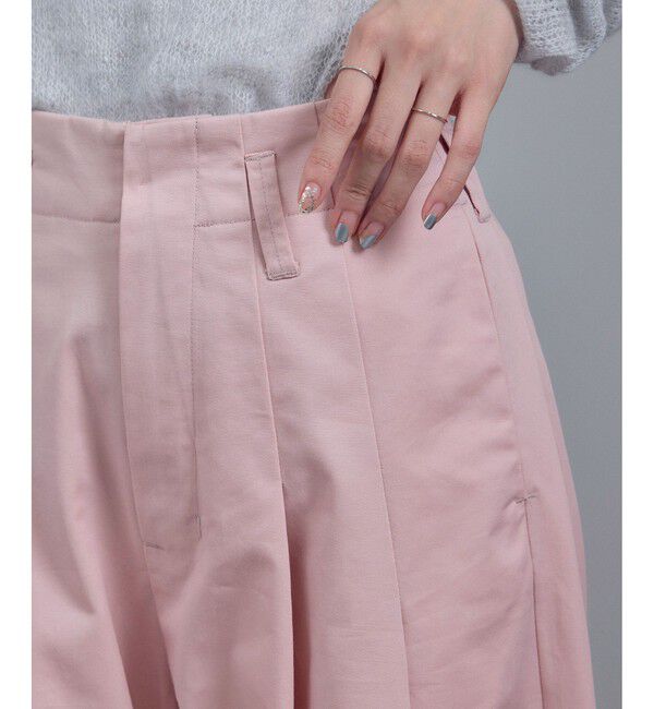 SALON adam et rope'「【WEB限定】コットンツイルワイドフォルムパンツ / 新色追加」|チノ|