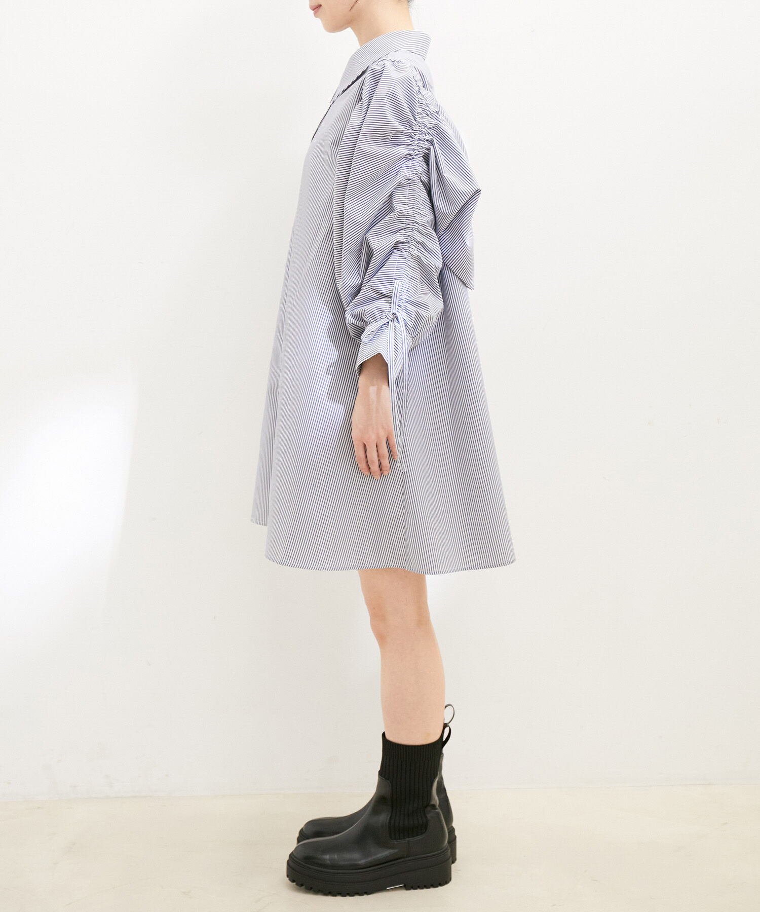 VIS「【洗える】【マルチWAY】ボレロ付きミニシャツワンピース」|その他|