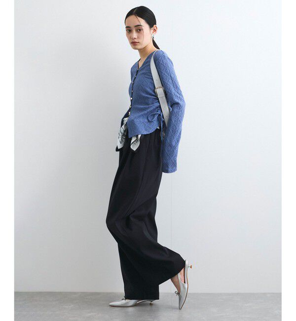 VIS「【洗える/防シワ】チノライクグルカワイドパンツ」|チノ|