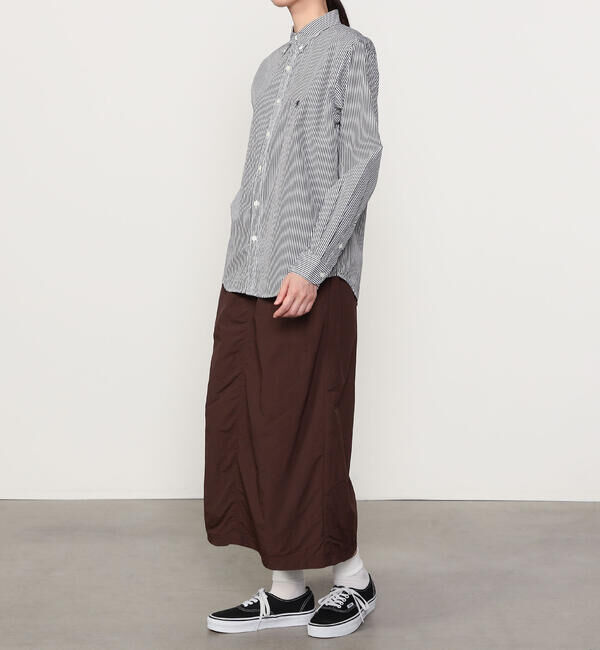  「Gymphlex | コットン 長袖ボタンダウンシャツ STRIPE WOMEN」|シャツ・ブラウス|