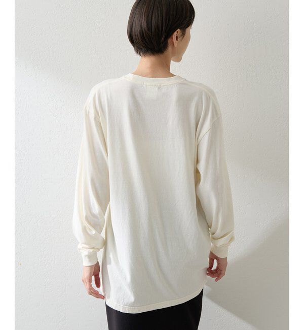  「フロッキープリントロングTシャツ」|Tシャツ・カットソー|