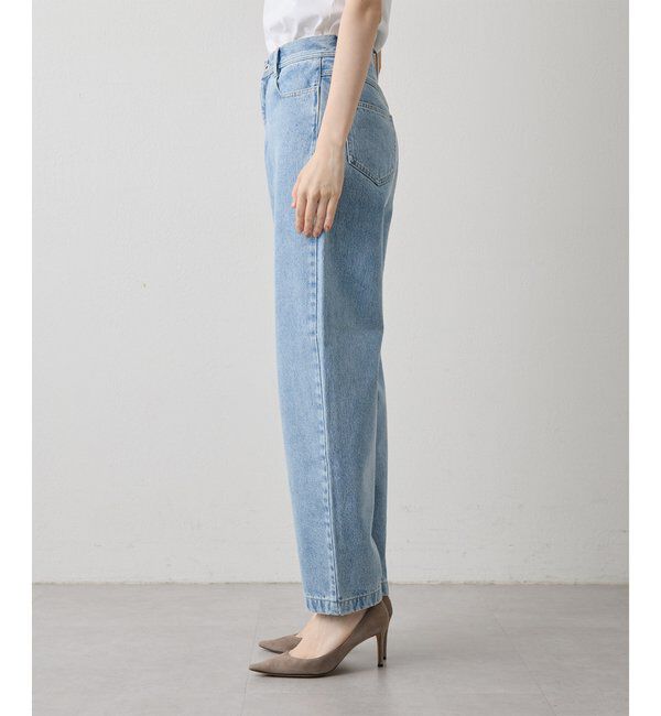 THE PAUSE「【THE PAUSE】ハイウエストカーブデニムパンツ」|チノ|