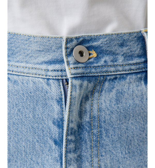 THE PAUSE「【THE PAUSE】ハイウエストカーブデニムパンツ」|チノ|