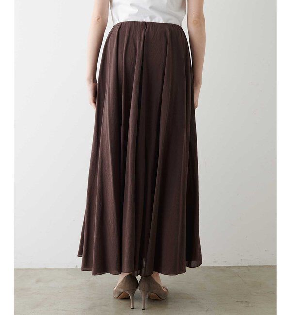 「製品染めカラースカート」|スカート|