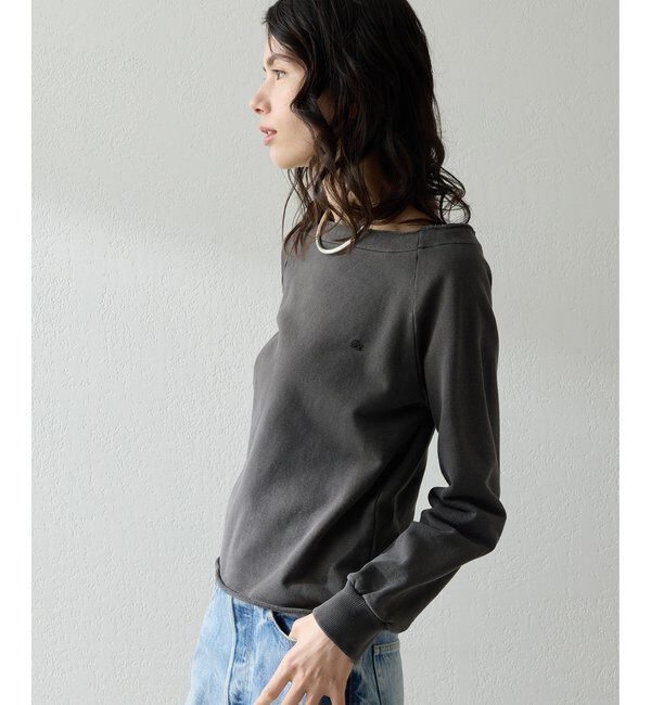  「【一部店舗＆WEB限定カラー】オフショル刺繍プルオーバー」|Tシャツ・カットソー|