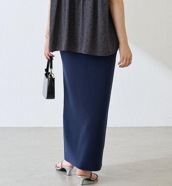 「【前後2WAY】センターボタンニットスカート」|スカート|
