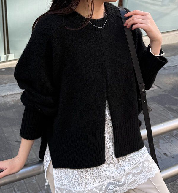  「ヤクライクショートニット」|ニット・セーター|