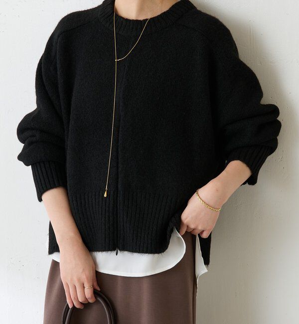  「ヤクライクショートニット」|ニット・セーター|