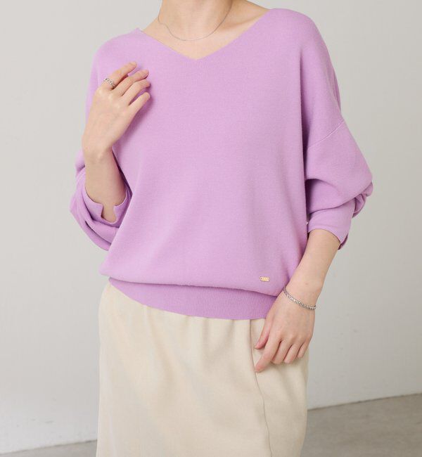 「ドルマン2WAYニット」|ニット・セーター|