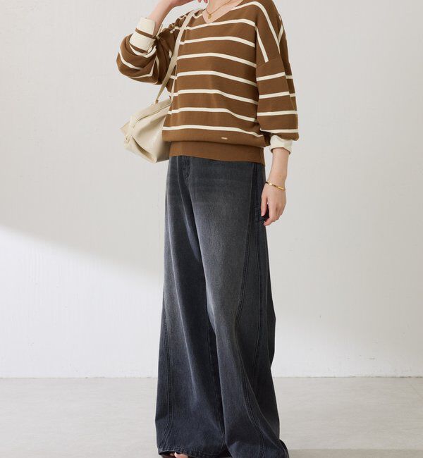  「ドルマン2WAYニット」|ニット・セーター|