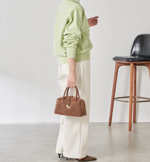  「【襟は取り外し可能】オープンカラーニットカーディガン」|ニット・セーター|