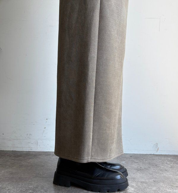  「スウェードダンボールIラインスカート」|スカート|