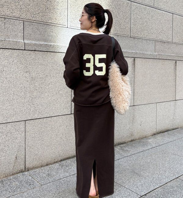  「【インフルエンサーOKOCHI企画】裏毛ナンバリングプルオーバー」|Tシャツ・カットソー|