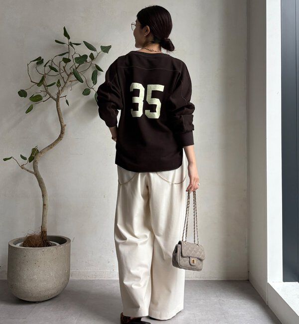  「【インフルエンサーOKOCHI企画】裏毛ナンバリングプルオーバー」|Tシャツ・カットソー|