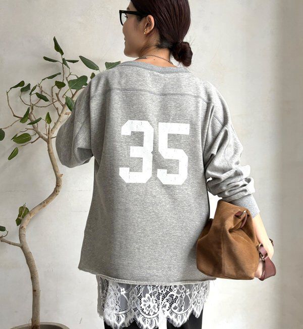  「【インフルエンサーOKOCHI企画】裏毛ナンバリングプルオーバー」|Tシャツ・カットソー|