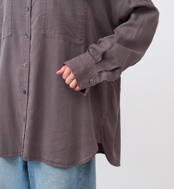  「【セットアップ可】ガーメントダイワイドシャツ」|シャツ・ブラウス|