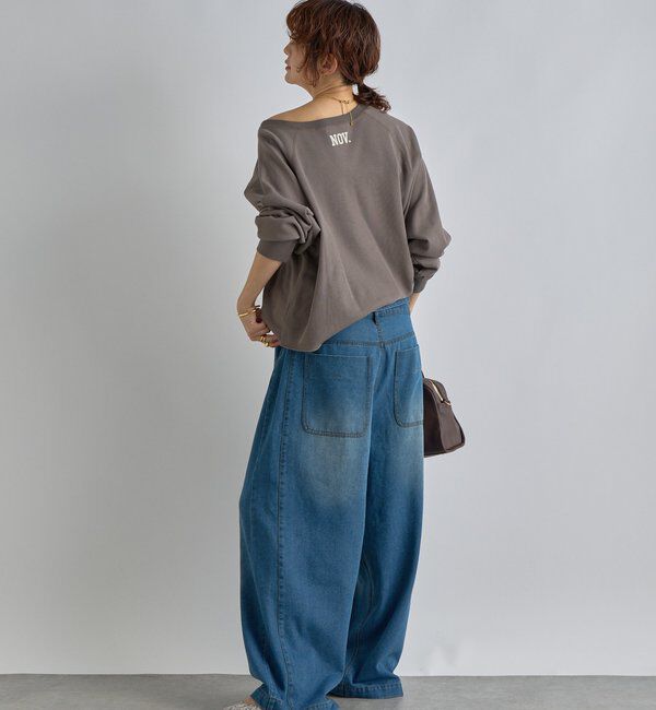  「予約【新色追加/Yossshiiii企画】ワイドロゴカットオフスエット」|Tシャツ・カットソー|