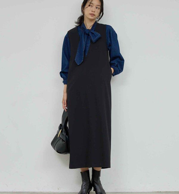  「【ON/OFF活躍！】ディープVジャンスカ」|ワンピース|ブラック