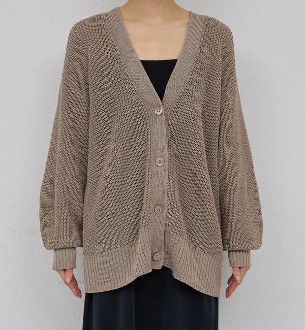  「MIXヤーンカーデ」|ニット・セーター|