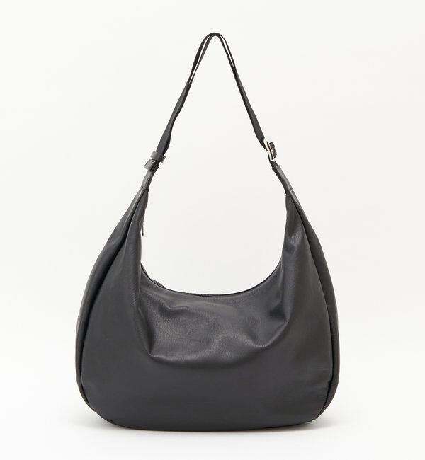  「ソフトレザーラウンドビッグショルダーバッグ」|ショルダー・メッセンジャー|