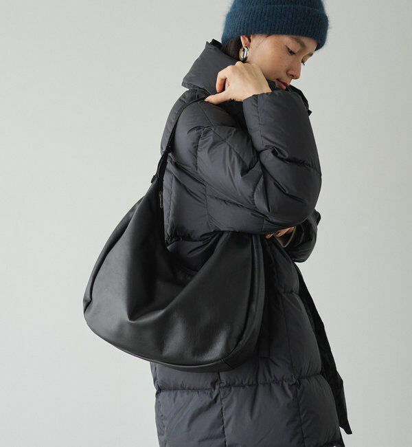  「ソフトレザーラウンドビッグショルダーバッグ」|ショルダー・メッセンジャー|