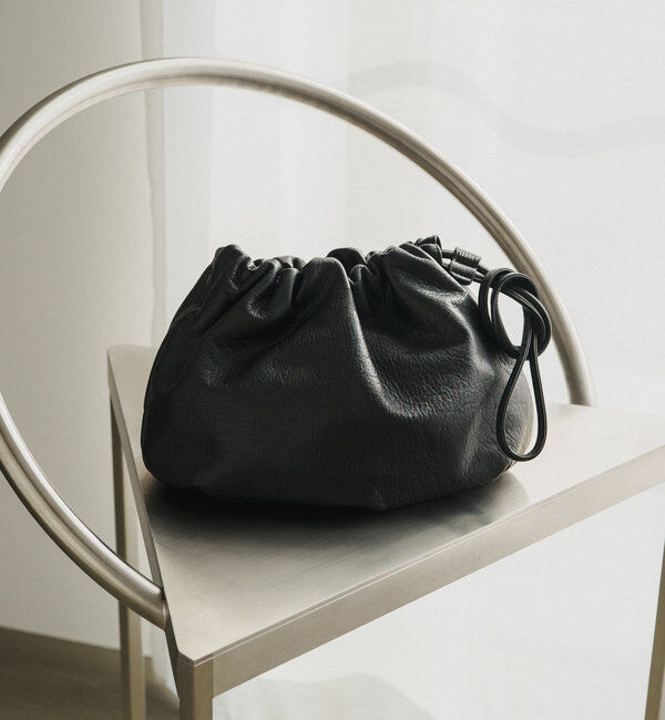  「レザー巾着4WAYショルダーバッグ」|ショルダー・メッセンジャー|