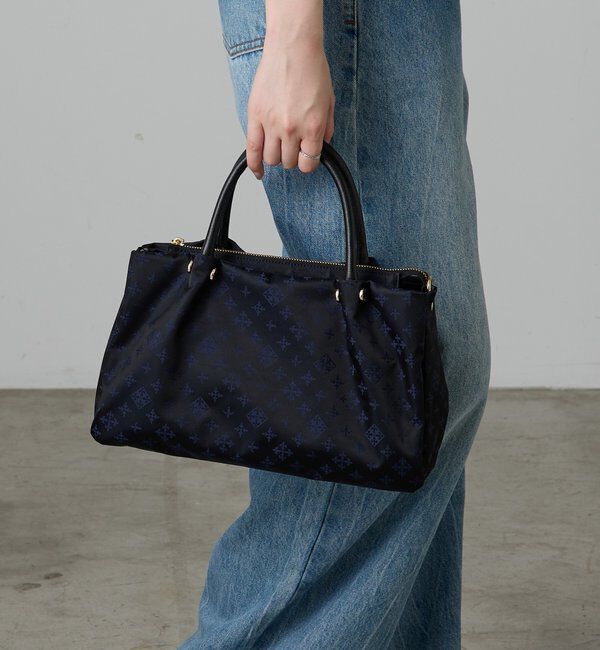  「ナイロン三層2WAYミニトートバッグ」|トートバッグ|ネイビー