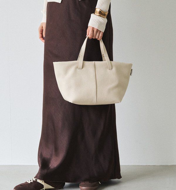  「【再値下げ】レザーダブルハンドルミニトートバッグ」|トートバッグ|