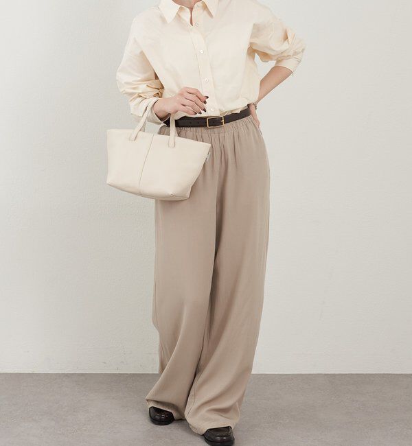  「【再値下げ】レザーダブルハンドルミニトートバッグ」|トートバッグ|